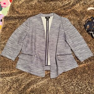 Alfani Women's Textured Gray Blazer 10